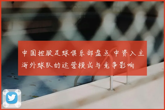 中国控股足球俱乐部盘点 中资入主海外球队的运营模式与竞争影响